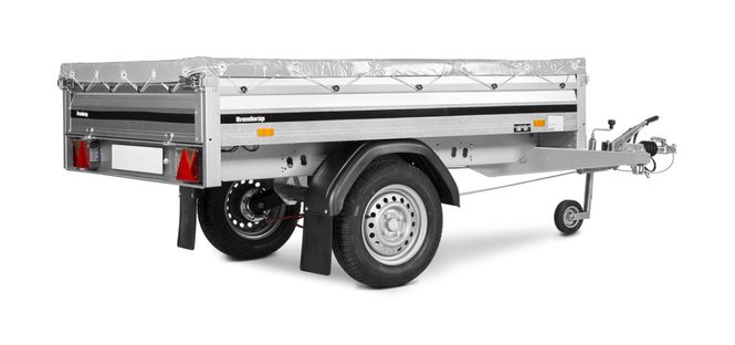 Hovedbilde Flat presenning – 1350 × 2100 mm (mørk grå)