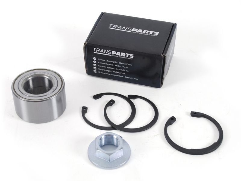 Kompakt 30x60x37mm. med navmutter og låering.