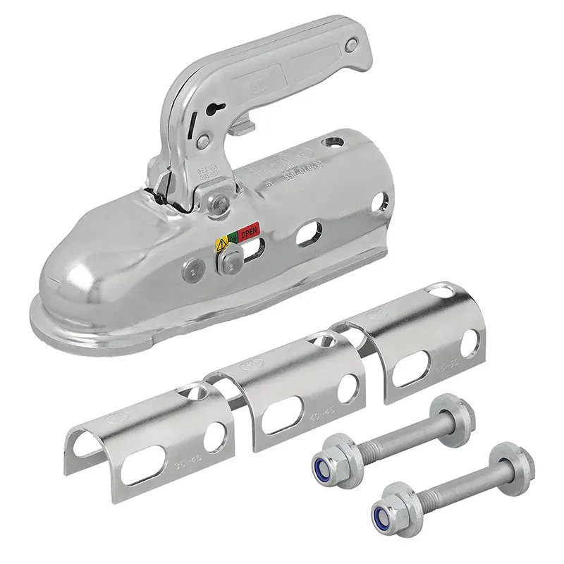 Kulekobling stål rund 40/45/50 mm 2300 kg (bremset) – E-godkjent