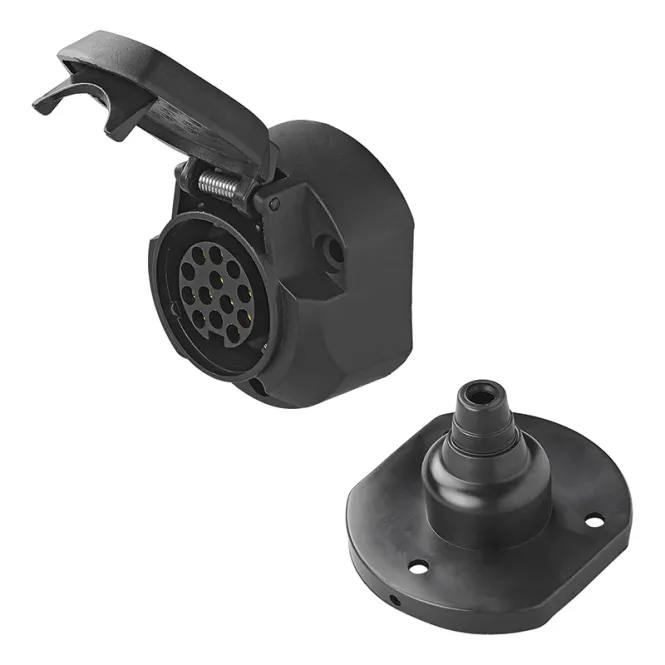 Hovedbilde Stikkontakt 13-pinners PVC Jaeger med ...